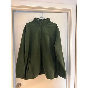 Prospirit green zip up fleece size XL